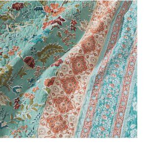 Anita Oversized Hand-Pieced Reversible Quilt